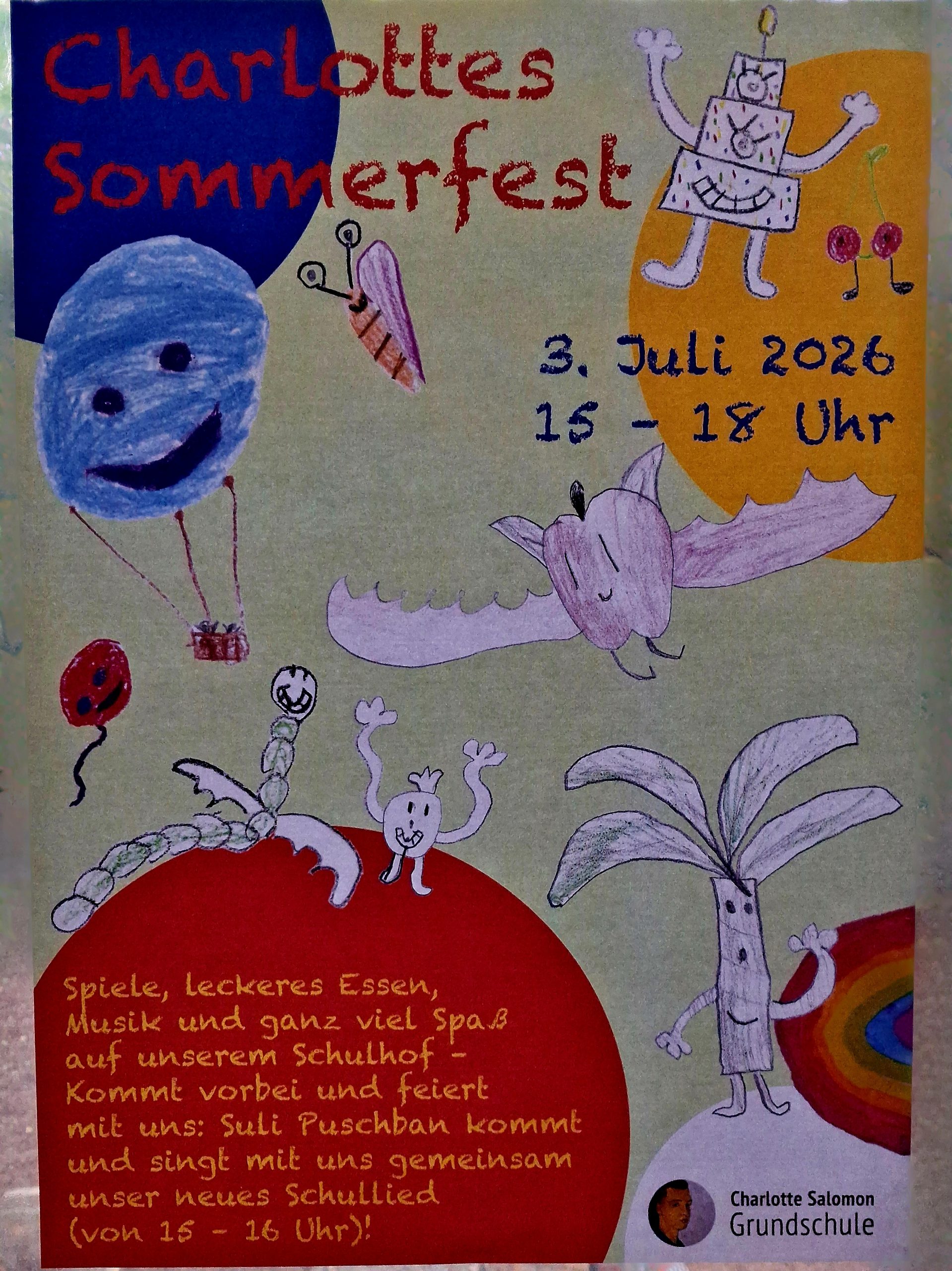 Charlottes Sommerfest am 3.7. ab 15 Uhr